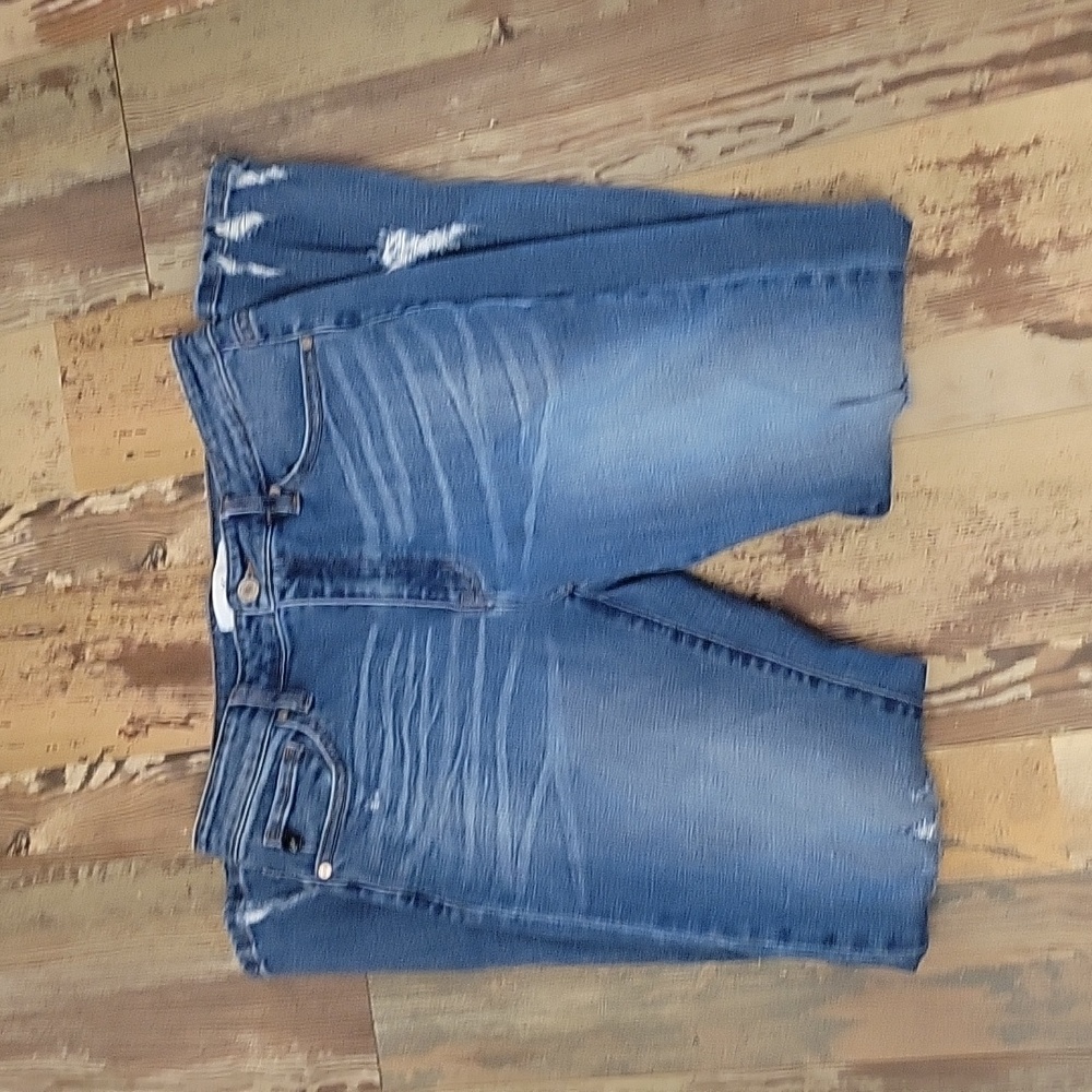 Kancan Womens Straight Leg Denim Blue Jeans Size 9/28